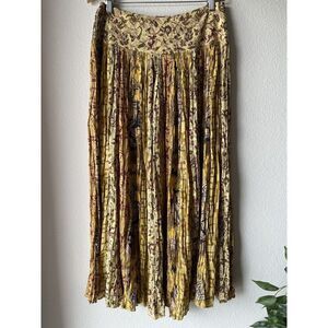 soft surroundings beaded paisley maxi skirt sz XS  Boho